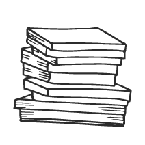 icon books pile